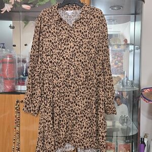 Leopard print dress